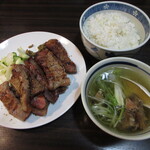 牛たんの一仙 - 特選 牛たん1.5焼定食