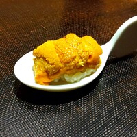 神楽坂 よこ田 - 海胆スプーン