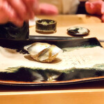 鮨 龍次郎 - 名残の新子、４枚づけ