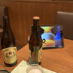 Gyuu Tan Kaiseki Senno - ご注文はタブレットから（栓付きで届いた赤星もちょっと可愛らしい）