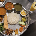 ネパール民族料理 アーガン - アーガンスペシャルタカリセット