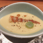 くすのき - 初味（とうもろこしのすり流し　車海老）