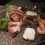 酒菜 竹のした - お刺身盛り合わせ