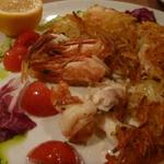 スガッチィー - 鯛と海老のポテト包み焼き中身アップ