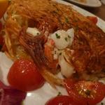 スガッチィー - 鯛と海老のポテト包み焼きアップ