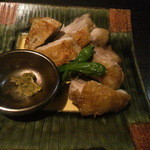 酒菜 竹のした - 阿波尾鶏のあみ焼