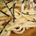 塩そば専門店 桑ばら - 塩屋のリョウくんが本気で作るタラコパスタ