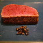 鉄板焼きWAGYU LIVERARY - シャトーブリアンのステーキ