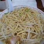 ラーメン二郎 - 一気に天地返し