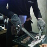 河南テジチッ - 焼いてカットしてくださいます。