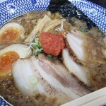 愛と情熱のらーめん屋 皐月亭 - 辛子ニンニク味噌付‼