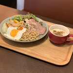 saredowa - カプチーノつけ麺たっぷりベジタブル