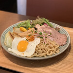 310 saredowa - カプチーノつけ麺たっぷりベジタブル