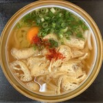 花岡製麺 - 月見うどん420円