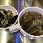 SENGDEE - アジアンランチセットのサラダとスープ