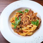 Hitachi beef ragout fettuccine