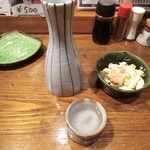 二代目 うず潮 - 高波辛口二合(588円)＋お通し(210円)_2012-10-31