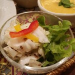 印度料理シタール - スパイシーなドレッシングがナイス！