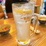 串かつ 源 - レモンサワー