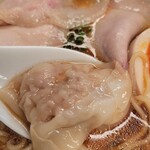 中華そば 和渦 TOKYO - 特製醤油そば　ワンタン