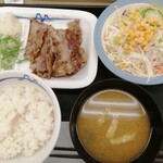 Matsuya - アンガス牛定食ライスミニ　620円