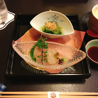 人形町今半 上野広小路店 - お造りと大好きな茶碗蒸し