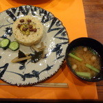 Maki - 栗ご飯とアラ汁（ディナー4,800円コース）