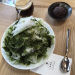 Kezurihi Hinamonogatari - 抹茶みるく氷とコーヒーセット　まみこまみこ