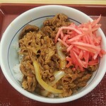 なか卯 - 和風牛丼 (税込)430円 ※紅しょうがをたっぷりトッピング！(2021.09.09)