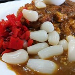 カレーハウス Ｔ&Ａ - ビーフカレー カツトッピング　らっきょと福神漬はご自由に！