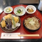 星月 - 昼定食 いか天御飯､冷そば