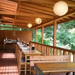 信州そば　田村 - テラス席