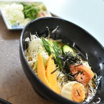 Michi No Eki Narusawa Keishokudou - ぶっかけそうめん（５５０円）２０２１年８月