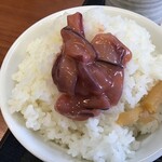 Karayama Kawaguchi Nishi Aokiten - ご飯に塩辛(2021.8.12)
