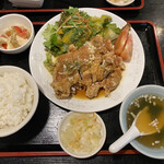 広州 - 油淋鶏定食　990円税込