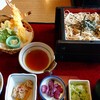 Kisokoma - 天婦羅蕎麦ランチ、大盛はそば2段