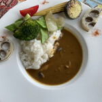 カフェ ビー カルイザワ - 野菜をまんま楽しむもよし、カレーにディップするもよし、これは意外と楽しめる食べ方です