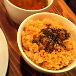 POINT - 味噌汁と玄米(４５０円）