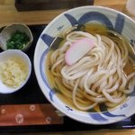 麦の彩 - かけうどん　冷や熱