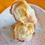 シュクレ - 「パイ・コロネ」割った状態です(11/11UP)