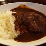 キッチンノダヤ - メンチカツカレーのアップや