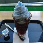 竹の家 - アイスコーヒーフロート390円