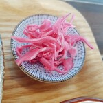 stand cafe KICHI - 紫キャベツの酢漬け