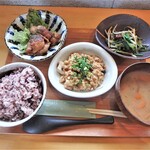 鹿屋アスリート食堂 - 一汁一飯三主菜の選べるバランス定食￥900