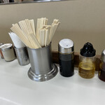 温泉ラーメン八方美人 - カスターセット