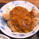 さくら本店 - (ﾗﾝﾁ)さくら定食 変わり鉢：揚鶏ミートソース　2021.9.8