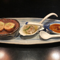 赤坂 津つ井 総本店 - 前菜三点盛り