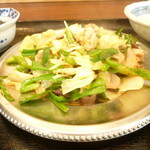 Yanagi Sutoa - 鶏ハラミ野菜味噌炒め