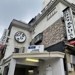 鳥料理 玉ひで - 人形町駅の建物から繋がっている感じ