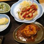 酒房　三日月食堂 - おすすめ定食ご飯大盛り